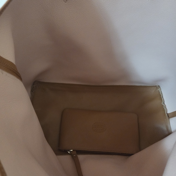 Roots Cervino Leather Tote Brown/ Pink - Picture 4 of 12